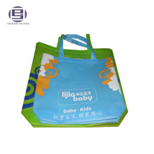 Logo printed non woven suit shoppingbag with rope handle
